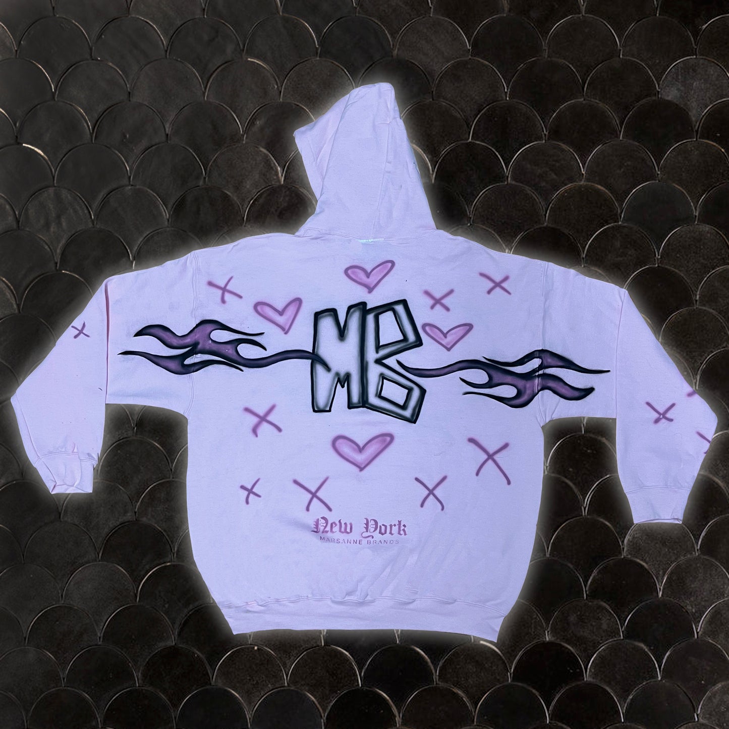 FLAMING LOVE HOODIE