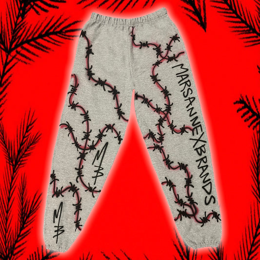 BARBED WIRE SWEATPANTS