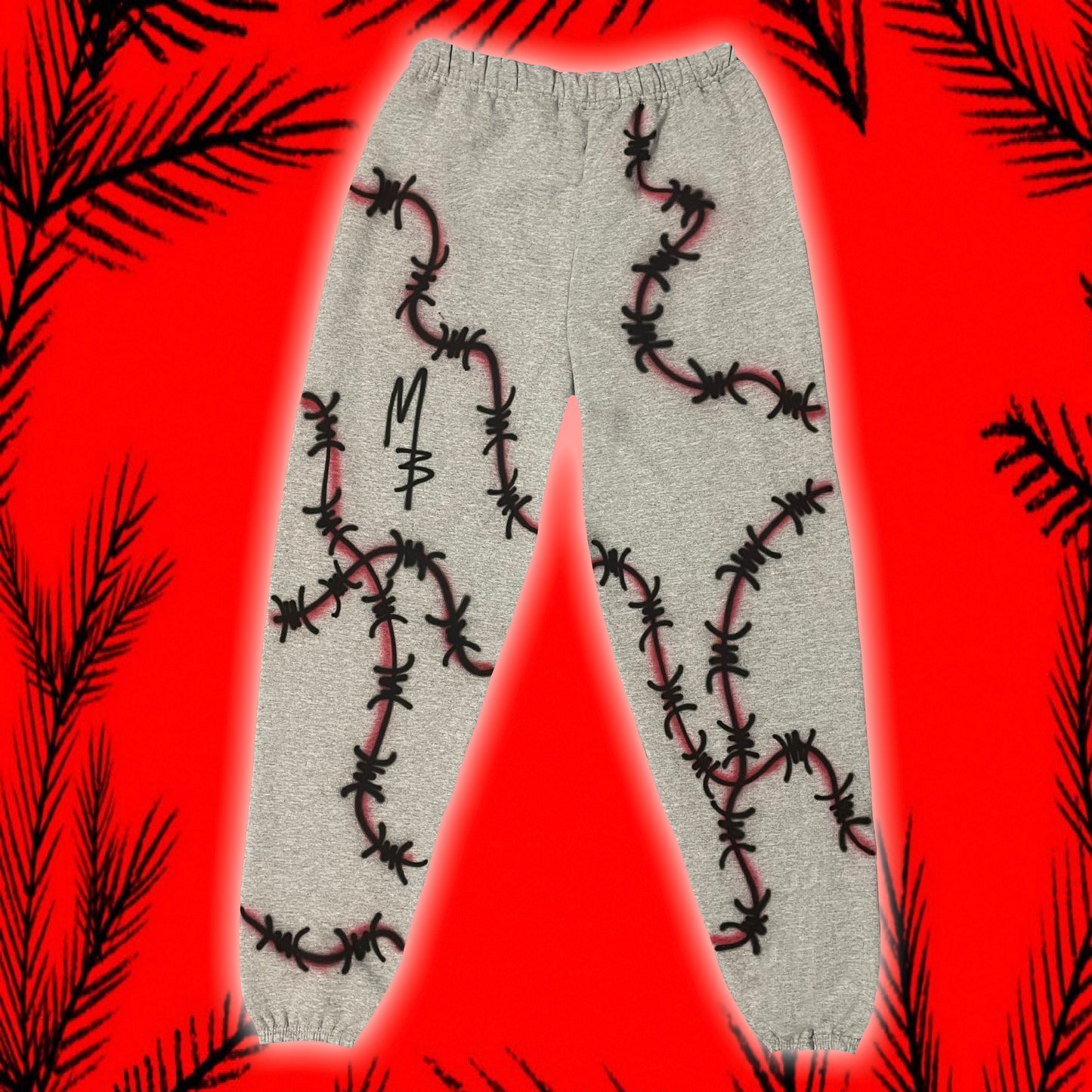 BARBED WIRE SWEATPANTS