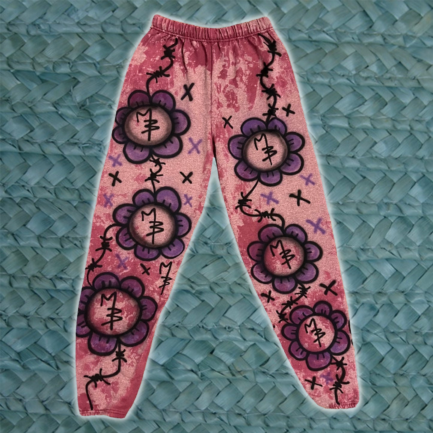 WINE FLOWERZ SWEATS