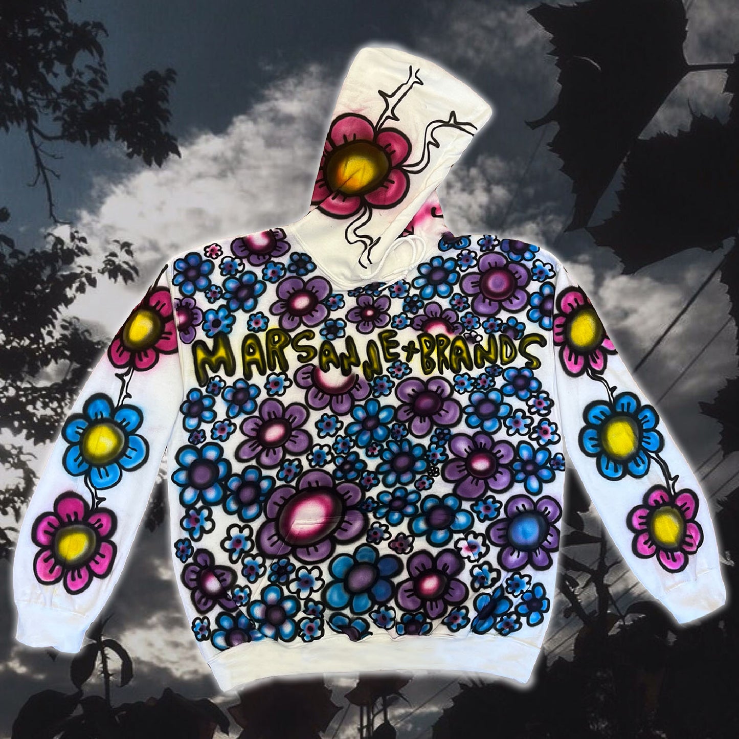 MB FLOWER POWER HOODIE