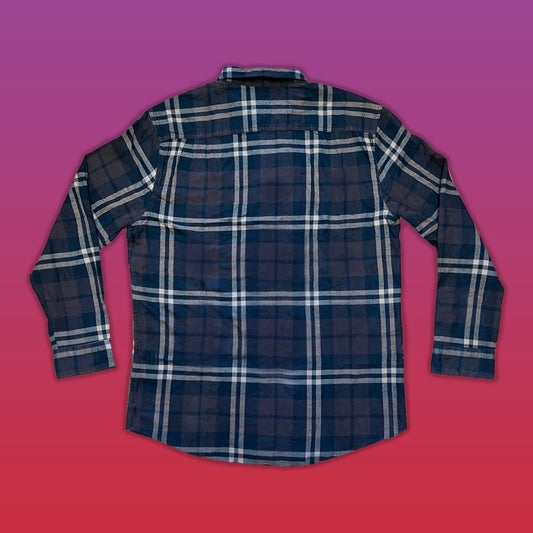 PLAID PATCHWORK BUTTON UP