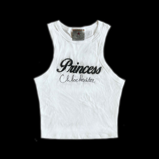 CHLOE HECHTER PRINCESS TANK (WHITE)