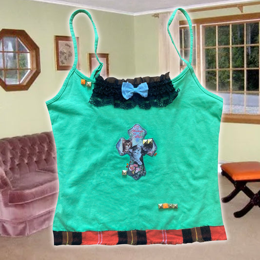 LIVE LAUGH KITTY TANK