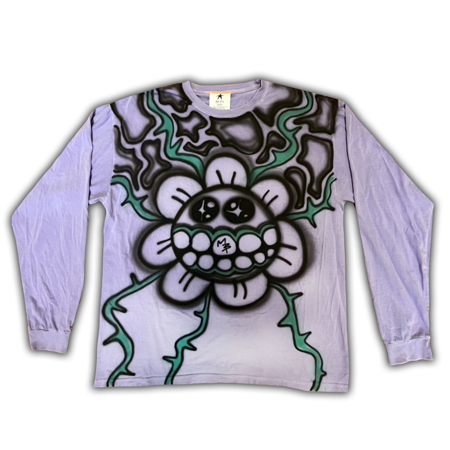 FLOWER FACE LONGSLEEVE TEE