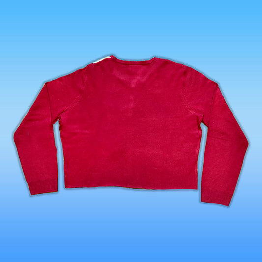 PLAID PATCHWORK SWEATER