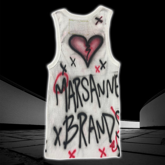 MESSY HEARTBREAK TANK TOP