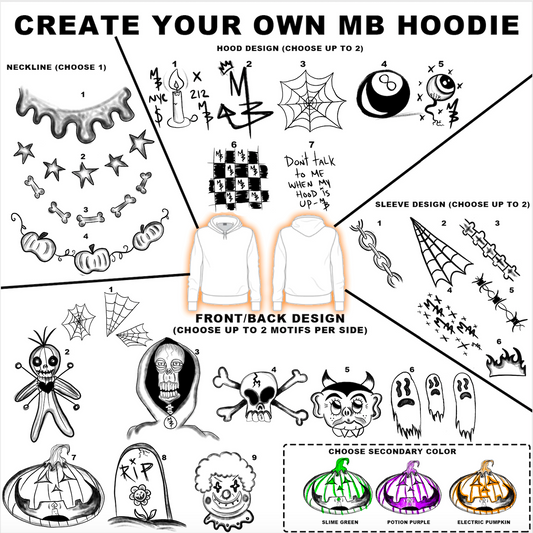 MAKE YOUR OWN HOODIE (SERIES 2, SPOOKY EDITION)
