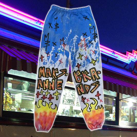 FLAMING BLUE NIGHTMARE SWEATS