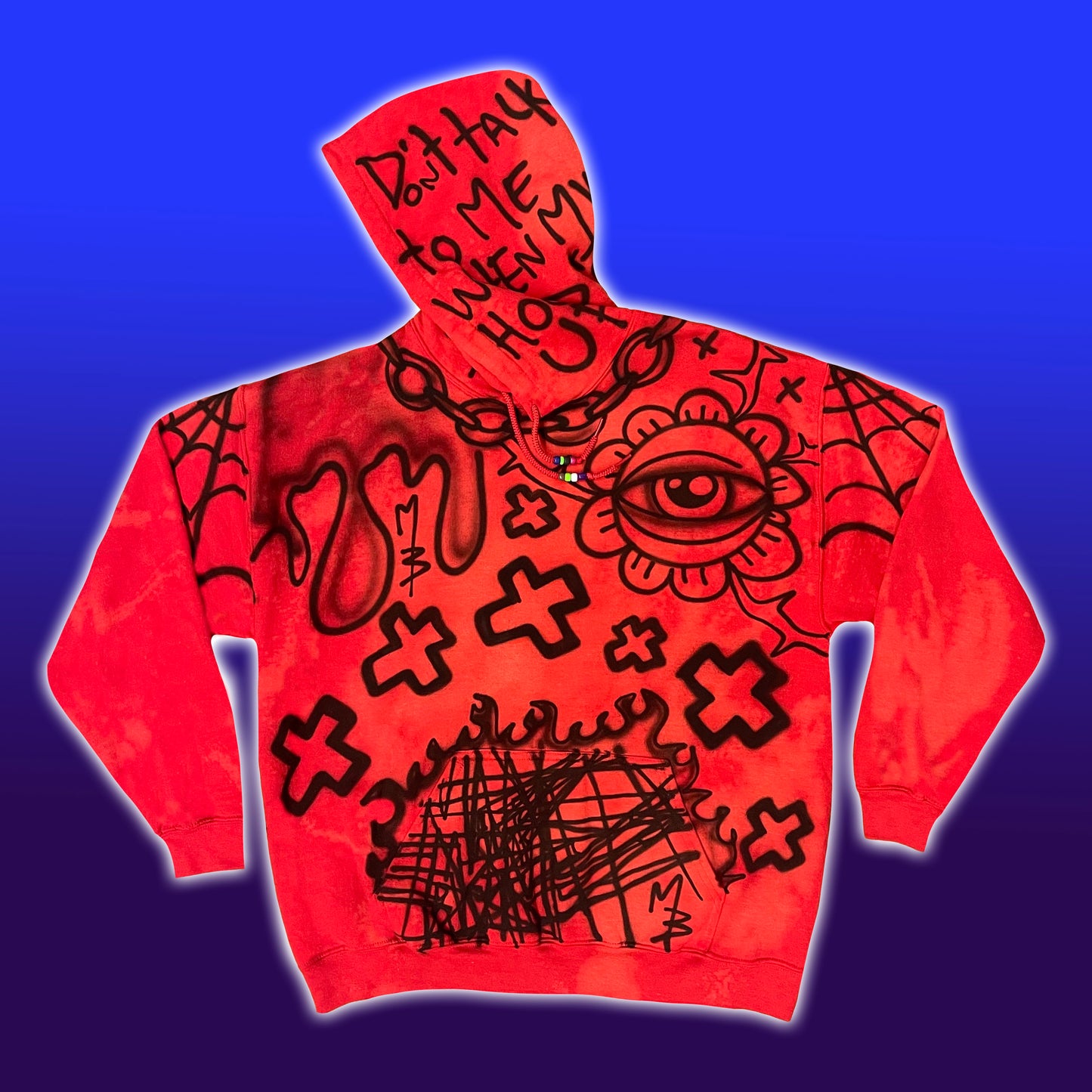 RUBY GRAFFITI HOODIE