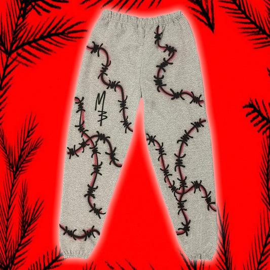 BARBED WIRE SWEATPANTS