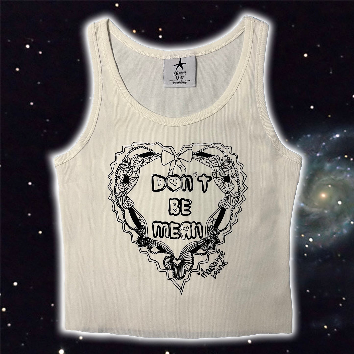 CROPPED DON'T BE MEAN TANK TOP