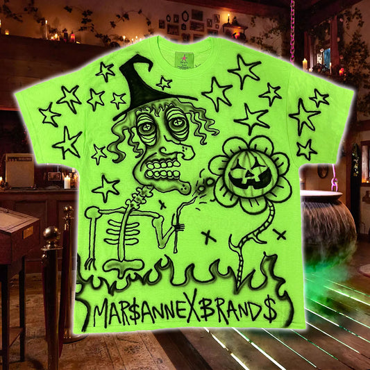 SLIME GREEN WITCH TEE