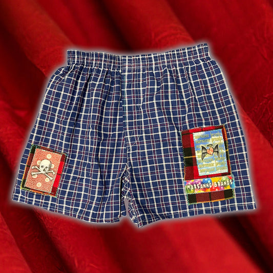 SKULL PATCHWORK BOXERS